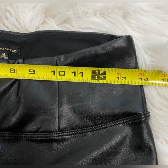 🔥Shinestar Faux🔥Leather Leggings Sz M - Picture 3 of 6